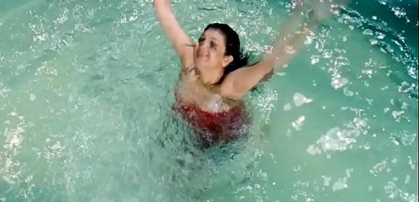  Kajal Aggarwal Hottest - Milky Melons Bouncing Shaking n Pressing in Slow Motion